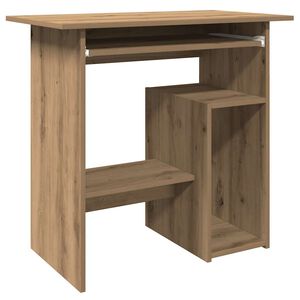 vidaXL Schreibtisch Artisan-Eiche 80x45x74 cm Holzwerkstoff
