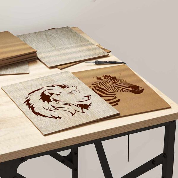 vidaXL Dekoplatten 150 pcs Sonoma-Eiche 15 x 21 x 0,27 cm