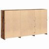 vidaXL LED-Sideboard 3 pcs Altholz 202 x 37 x 100 cm Holzwerkstoff