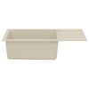 vidaXL Waschbecken Beige 780 x 500 mm 80% Quarz und 20% Harz