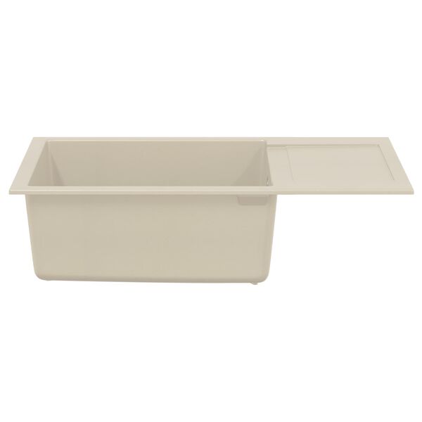 vidaXL Waschbecken Beige 780 x 500 mm 80% Quarz und 20% Harz