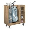 vidaXL Golf Schrank Mit Rad Uni Artisan-Eiche 65 x 45 x 98 cm
