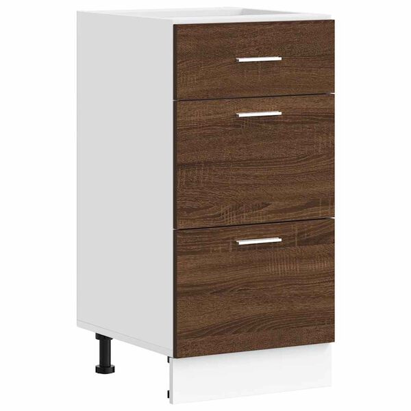 vidaXL Unterschrank Lyon Braun Eichen-Optik 40x46x81,5 cm Holzwerkstoff