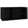 vidaXL Schuhregal Schwarz 100x35x45 cm Holzwerkstoff
