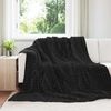 vidaXL Wohndecken 6 pcs Schwarz 270 x 240 cm Fleece