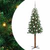 vidaXL Schlanker Weihnachtsbaum Gr&uuml;n 150 cm