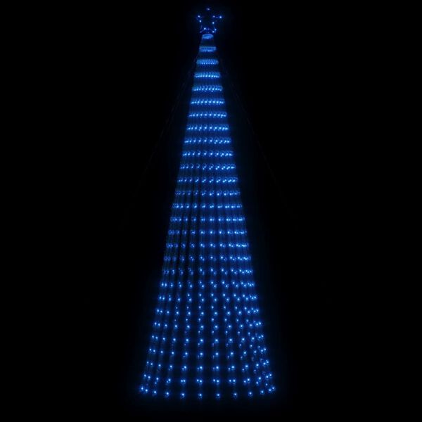 vidaXL LED Weihnachtsbaum 688 LEDs Blau 300 cm
