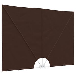 vidaXL Balcony Privacy Screen Rechteckig 200 x 300 cm Polyester Braun