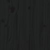 vidaXL Tagesbett Schwarz 80x200 cm Massivholz Kiefer