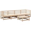 vidaXL 5-tlg. Garten-Sofagarnitur Massivholz Kiefer