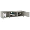 vidaXL TV-Schrank Betongrau 140x40x35 cm Holzwerkstoff