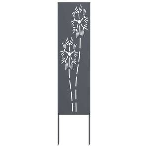 vidaXL Garten Sichtschutz-Leinwand Anthrazit 32 x 140 cm