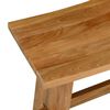 vidaXL Badezimmer Hocker Braun 50 x 29,5 x 50,5 cm Massivholz Teak