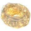 vidaXL Lichterketten 150 LEDs Warmes Wei&szlig; 15 m