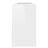vidaXL TV-Schrank Hochglanz-Weiß 104x30x52cm Holzwerkstoff