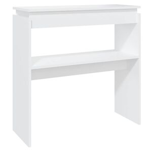 vidaXL Konsolentisch Wei&szlig; 80x30x80 cm Holzwerkstoff