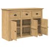 vidaXL Sideboard BODO Honigbraun 115,5 x 44 x 80 cm Holzwerkstoff