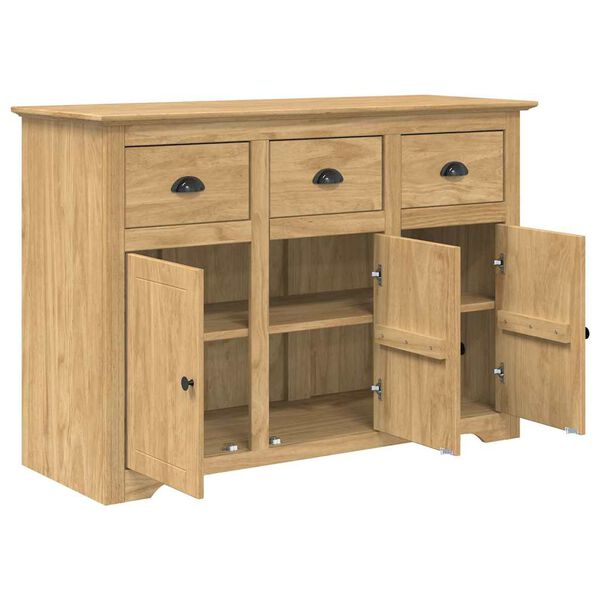 vidaXL Sideboard BODO Honigbraun 115,5 x 44 x 80 cm Holzwerkstoff