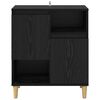 vidaXL Sideboard Schwarz Eichen-Optik 35 x 60 x 70 cm Holzwerkstoff