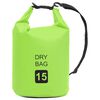 vidaXL Trockensack Gr&uuml;n 15 L PVC
