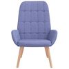 vidaXL Relaxsessel Jeansblau Stoff