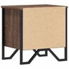vidaXL Nachttisch Braun Eichen-Optik 40x30x40 cm Holzwerkstoff