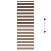 vidaXL Doppelrollo Braun 90x230 cm Stoffbreite 85,9 cm Polyester