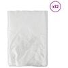 vidaXL Staubblatt 12 pcs Transparent 400 x 500 cm HDPE