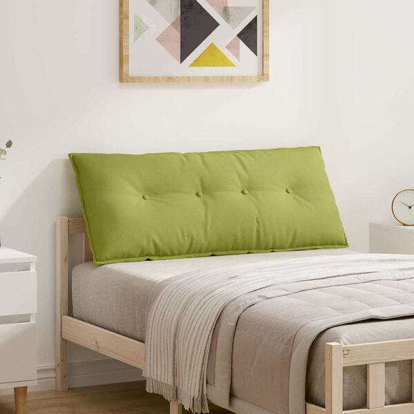 vidaXL R&uuml;ckenkissen Hellgr&uuml;n 120 x 19 x 50 cm Stoff