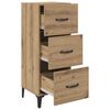 vidaXL Sideboard Artisan-Eiche 34,5 x 34 x 90 cm Holzwerkstoff