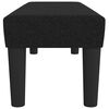 vidaXL Sitzbank Schwarz 100x30x30 cm Stoff