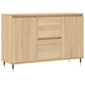 vidaXL Sideboard Sonoma-Eiche 101,5x35x70 cm Holzwerkstoff