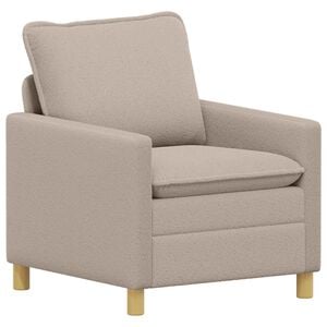 vidaXL Sofa Hellgrau 76 x 81 x 87,5 cm Stoff