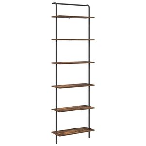 vidaXL B&uuml;cherregal 6 Ebenen 60 x 24 x 203 cm Holzwerkstoff