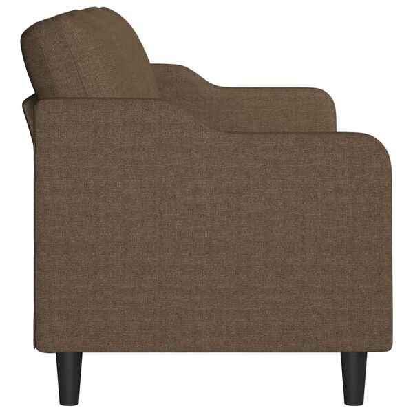 vidaXL 3-Sitzer-Sofa Braun 180 cm Stoff