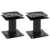 vidaXL Bootssitz-Podeste 2 Stk. 360&deg; Drehbar Stahl