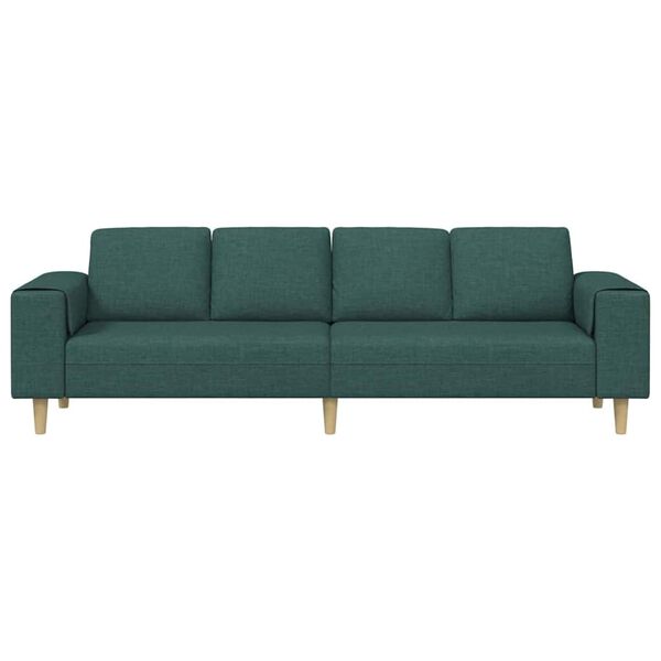 vidaXL Sofa Set Dunkelgrün Stoff
