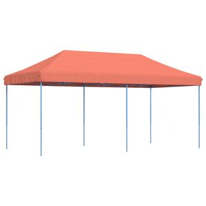 vidaXL Partyzelt Faltbar Pop-Up Terrakottarot 580x292x315 cm
