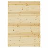 vidaXL Beistellschrank 60x36x84 cm Massivholz Tanne