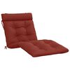 vidaXL Sonnenliege Kissen VIANEN 100 % Polyester Rot 200 x 70 x 8 cm