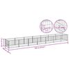 vidaXL Hundezwinger Schwarz 7 m&sup2; Stahl