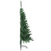 vidaXL K&uuml;nstlicher vorbeleuchteter Weihnachtsbaum Gr&uuml;n 150 cm PVC