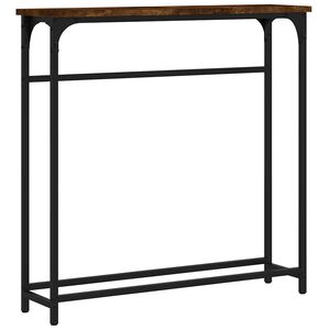 vidaXL Konsolentisch R&auml;uchereiche 75x19,5x75 cm Holzwerkstoff