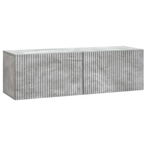 vidaXL Wandmontierter TV-Schrank 98 x 31 x 30 cm Betongrau