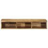 vidaXL TV-Wandschrank 100x30x19 cm Raues Mangoholz