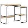 vidaXL Schreibtisch mit Stauraum Sonoma-Eiche 100 x 50 x 75 cm