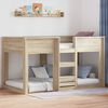 vidaXL Etagenbett f&uuml;r Kinder Sonoma-Eiche 75 x 190 cm Holzwerkstoff