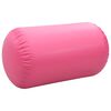 vidaXL Aufblasbare Gymnastik-Rolle mit Pumpe 100x60 cm PVC Rosa
