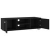 vidaXL TV-Schrank Schwarz 110x40x35 cm Holzwerkstoff