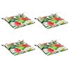 vidaXL Sitzkissen SOEST 4 stk. 100 % Polyester Mehrfarbig